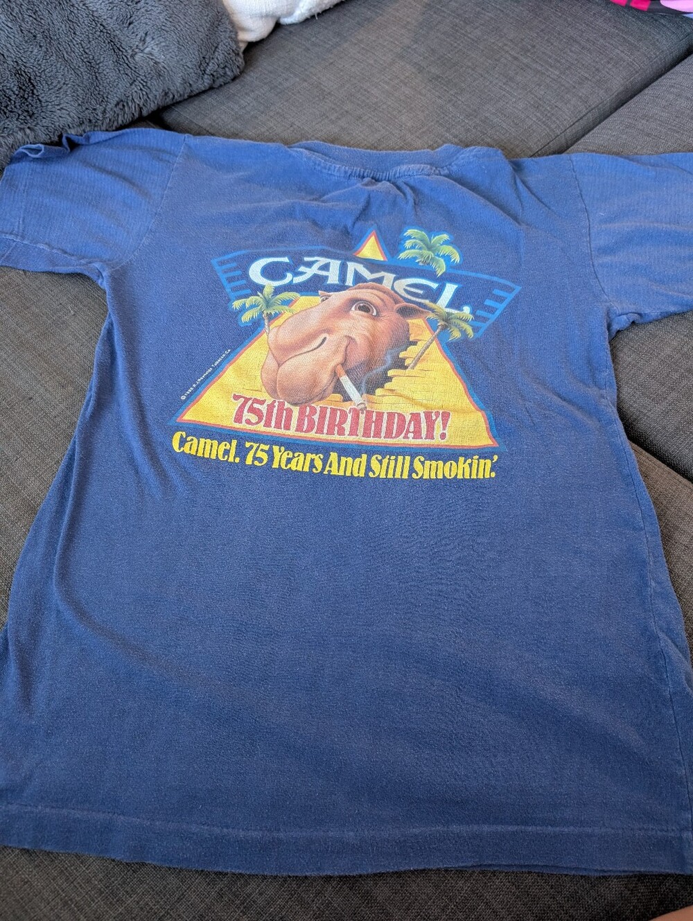 Vintage 1998 Camel 75th Birthday T-shirt!